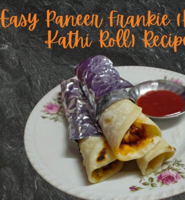 Easy Paneer Frankie (Paneer Kathi Roll) Recipe